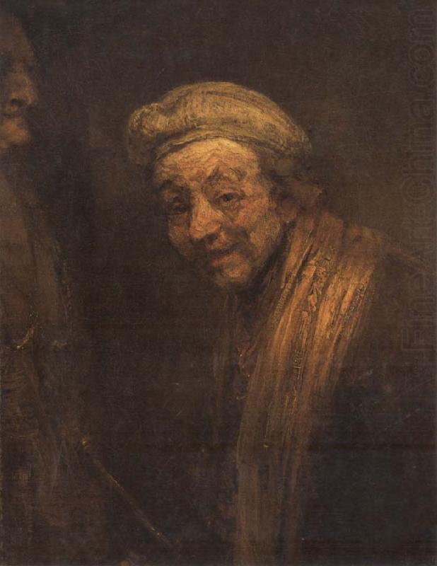 Self-Portrait as Zeuxis, REMBRANDT Harmenszoon van Rijn